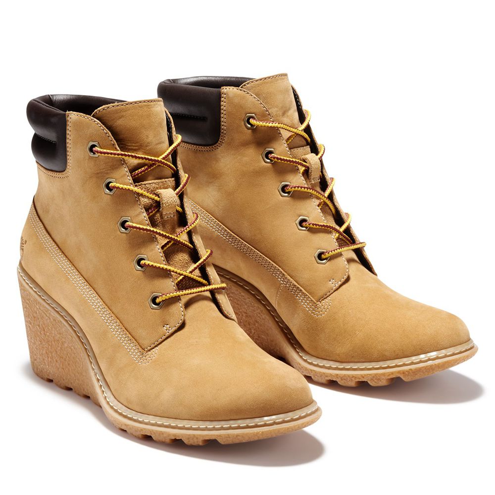 Bototos Timberland Mujer 6-Inch Amston Marrones - Chile LGJ-608591